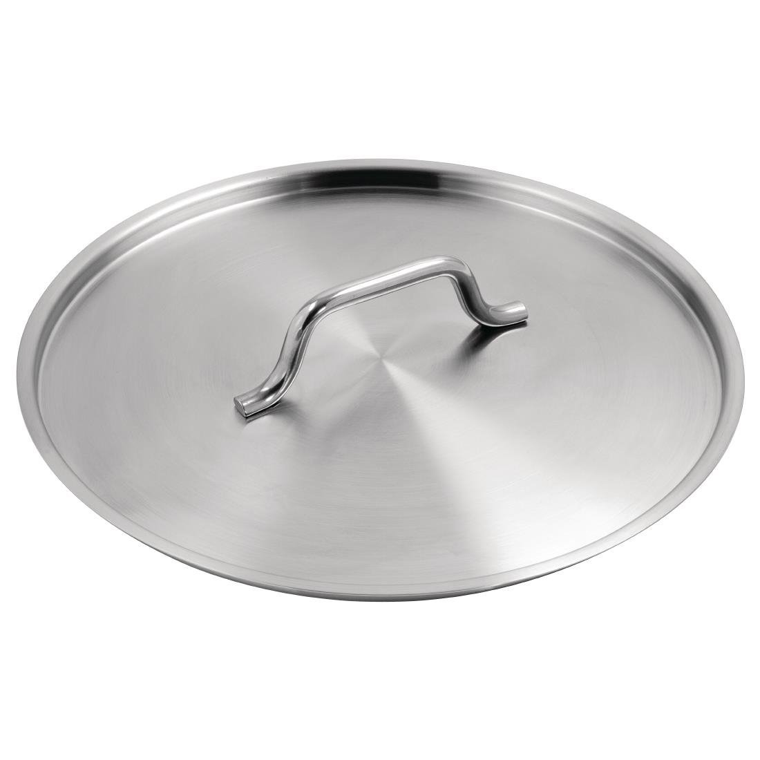 Vogue Lid St/St - 320mm 12 1/2" M952 - Whisk Hospitality - M952