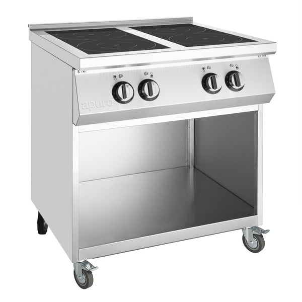 Apuro Freestanding 4 Zone Induction Cooker CU488 - A - Whisk Hospitality - CU488-A