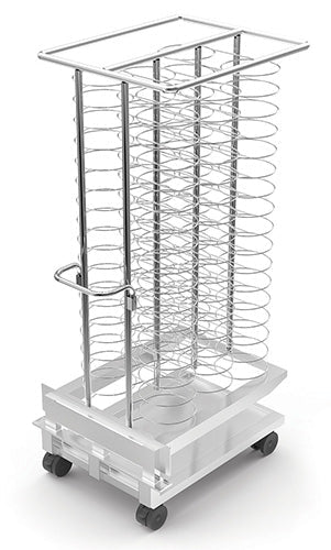 LAINOX Banqueting roll in/out trolley. Takes 100 plates - 310mm Γ . 690 x 835 x 1730 mm. - Whisk Hospitality - KKP202