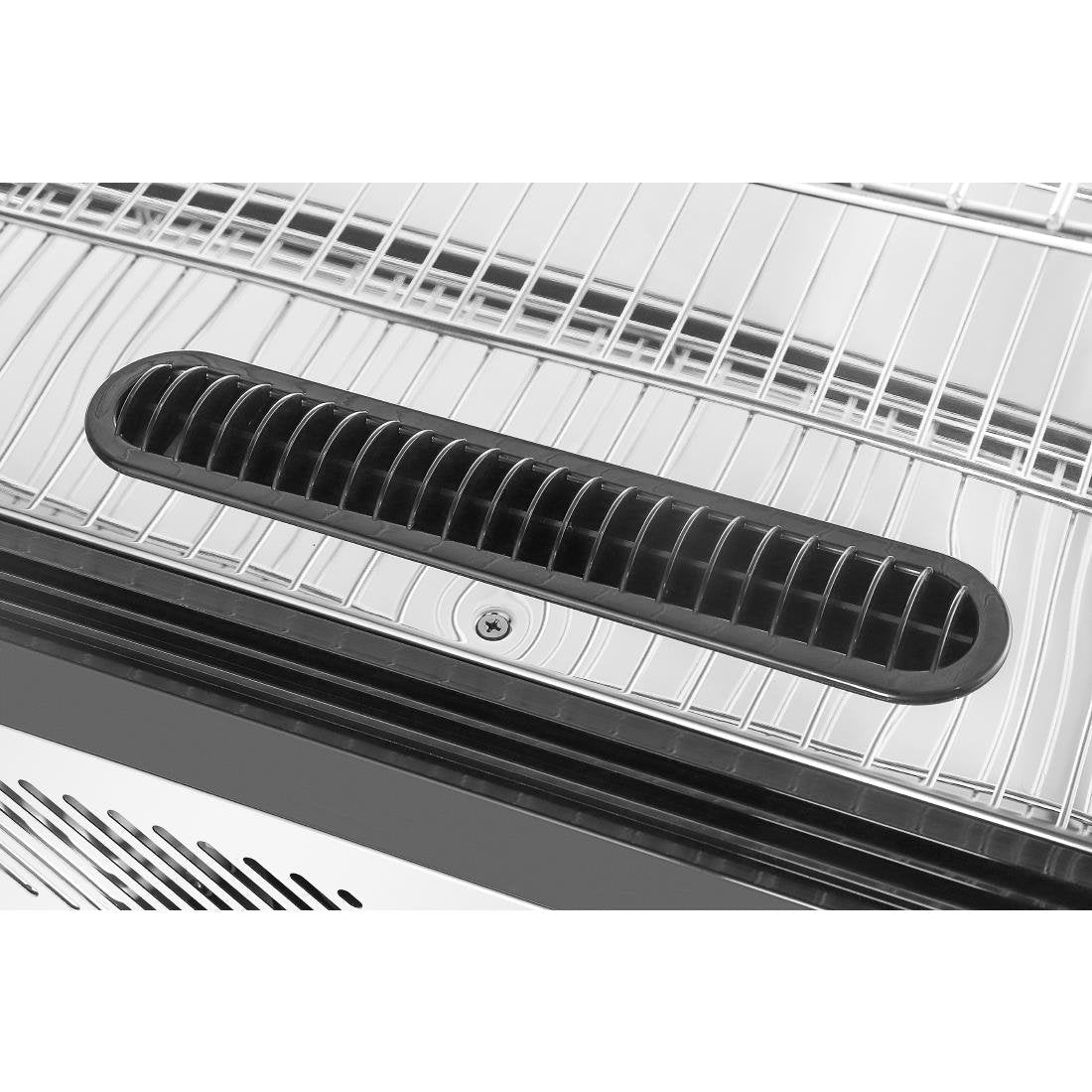 Polar G - Series Counter Display Merchandiser Square Glass - 160Ltr PG004 - A - Whisk Hospitality - PG004-A