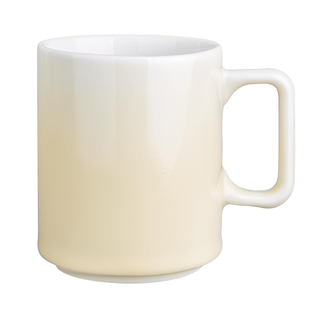 Olympia Fondant Mug Lemon - 340ml 11.5fl oz (Box 6) CU418 - Whisk Hospitality - CU418