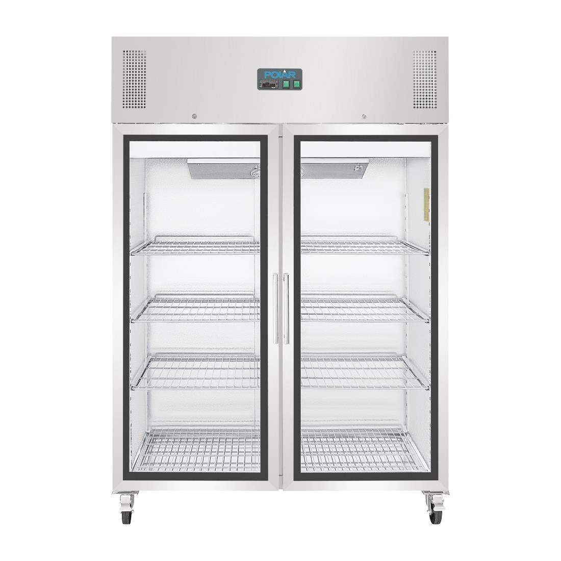 Polar G - Series Gastro Display Glass Door Fridge - 1200Ltr GH219 - A - Whisk Hospitality - GH219-A