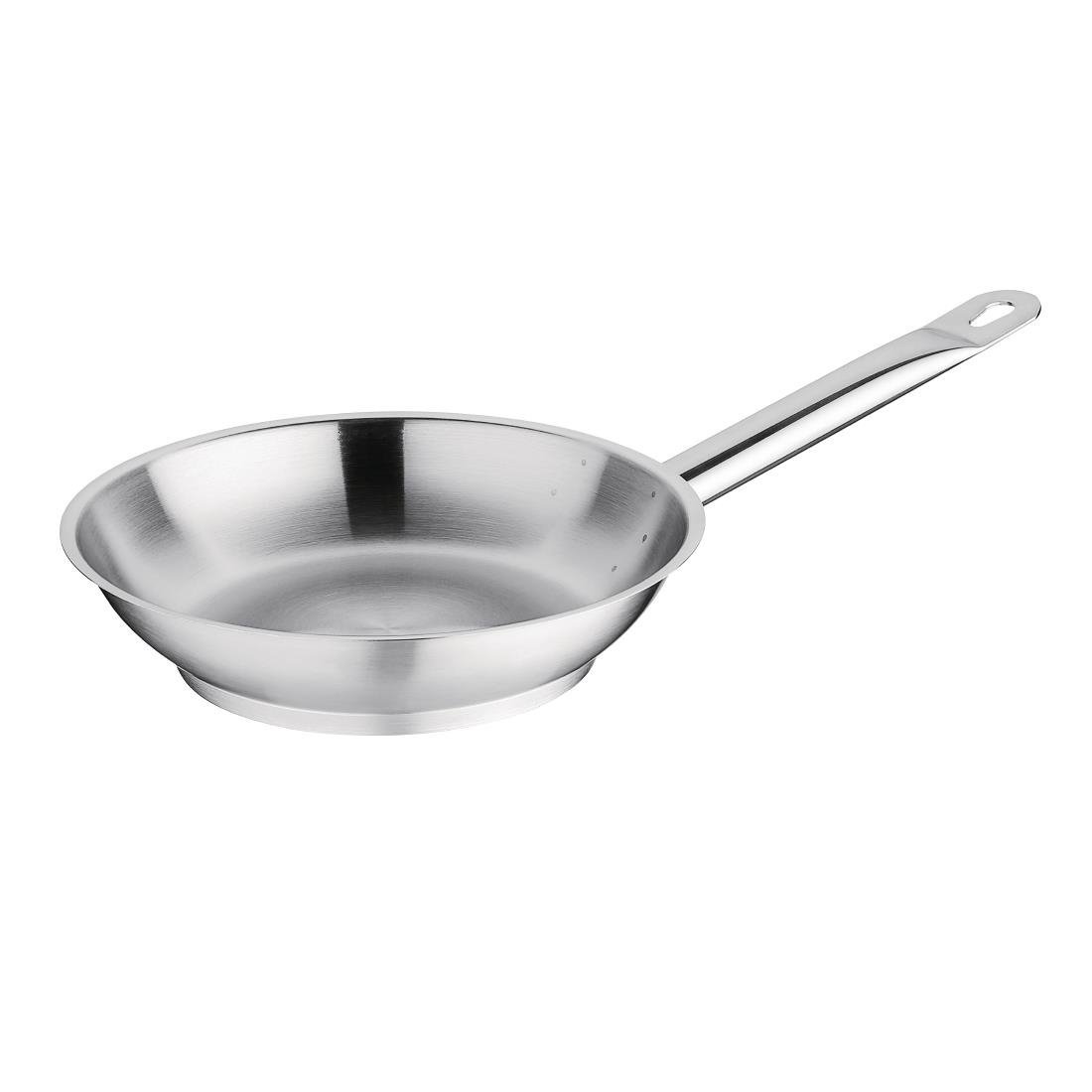 Vogue Frypan St/St - 200mm 8" M924 - Whisk Hospitality - M924