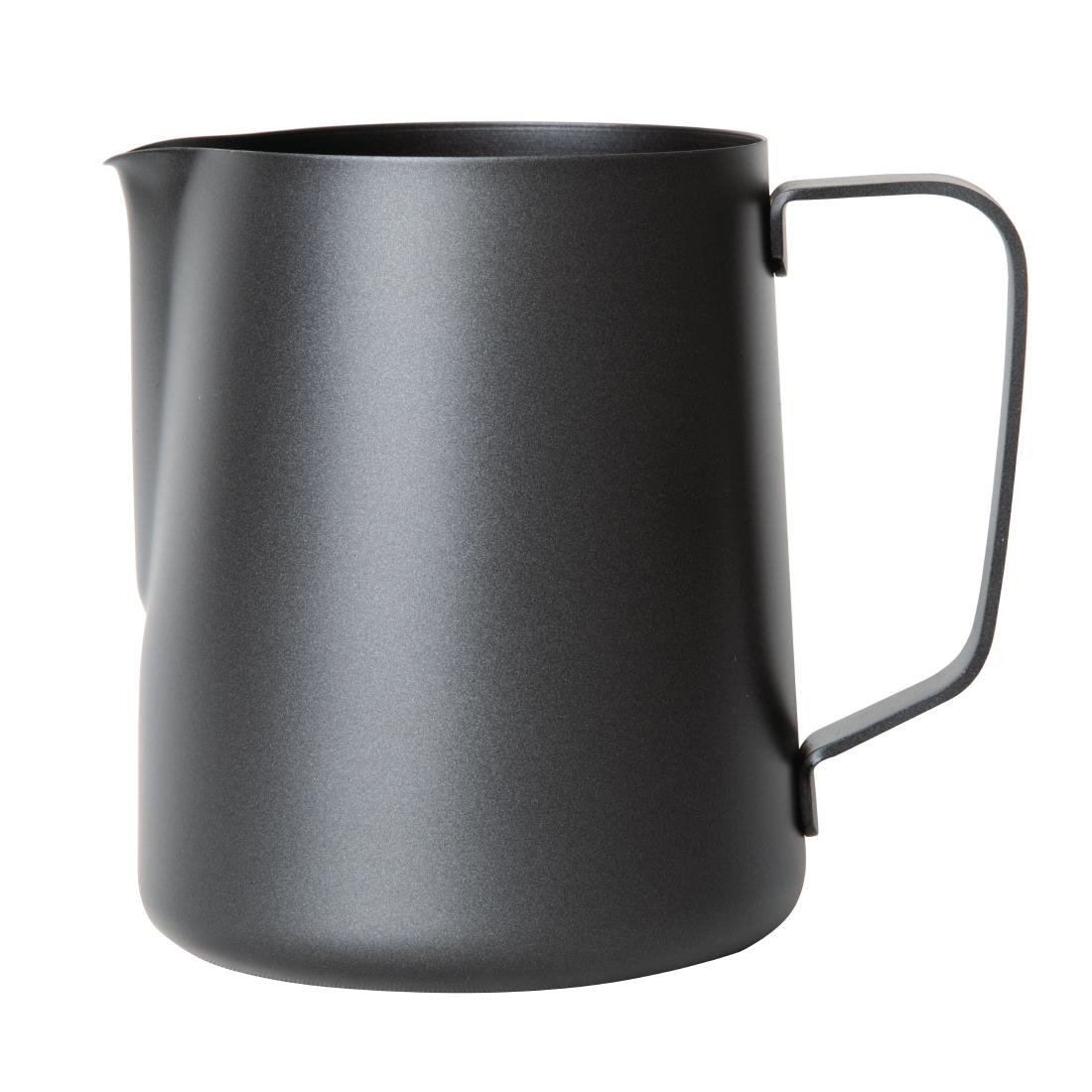 Olympia Black Non - Stick Milk Jug - 32oz CM608 - Whisk Hospitality - CM608