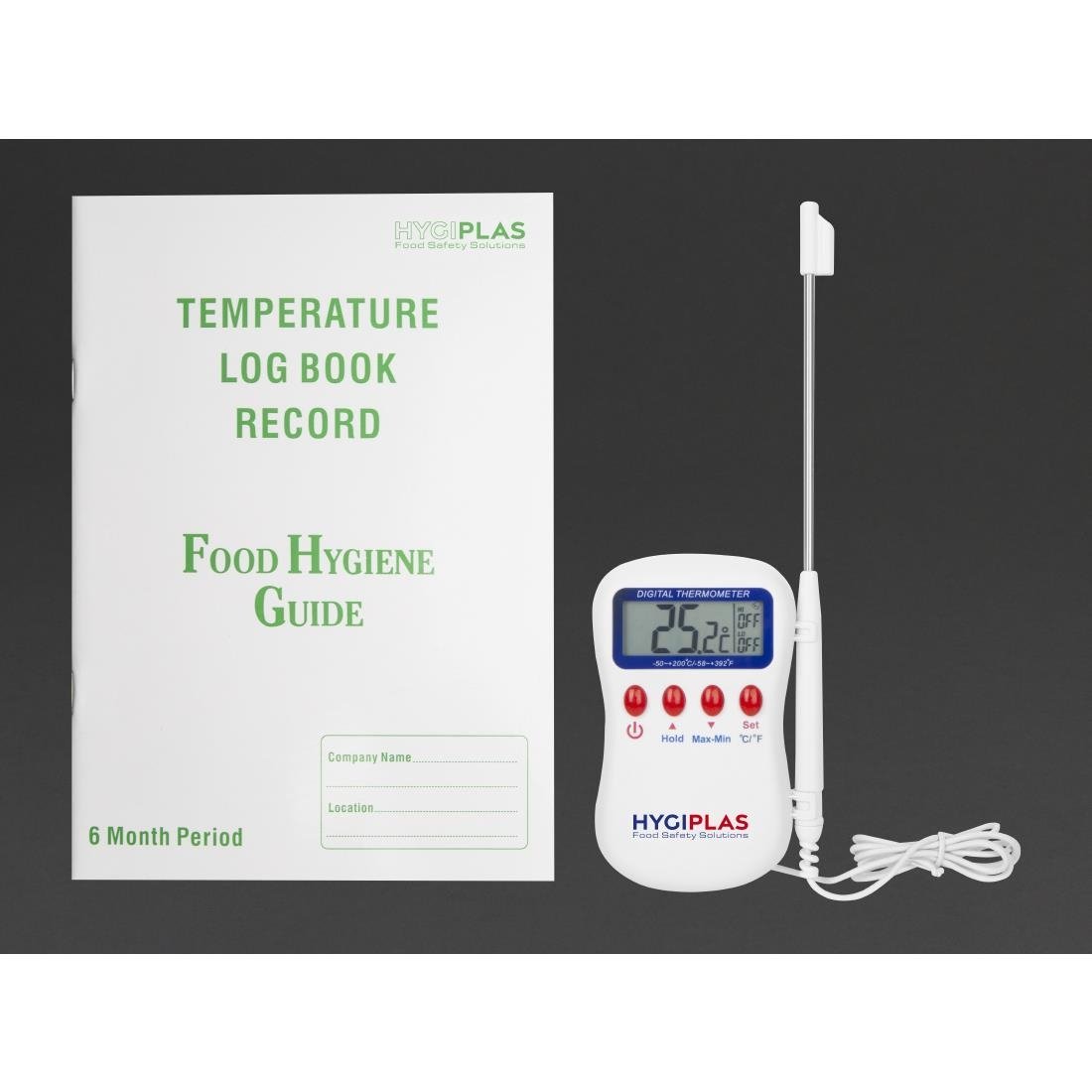 Multistem Thermometer F338 with Temperature Log Book J201 S395 - Whisk Hospitality - S395