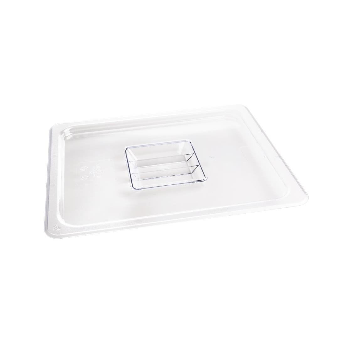 Vogue Clear Polycarbonate Lid - GN 1/2 U245 - Whisk Hospitality - U245