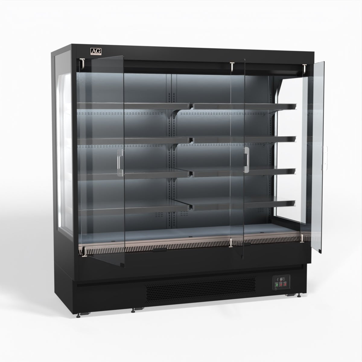 AG 1940mm Supermarket Multi Deck Showcase 3 door Glass Fridge MSD2000 - Whisk Hospitality - MSD2000
