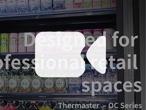Thermaster Supermarket Open Beverage Display - OC-1220 - Whisk Hospitality - OC-1220