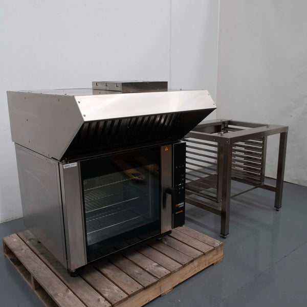 Hobart CME6 Combi Oven with Hood + Stand - Whisk Hospitality - 890512