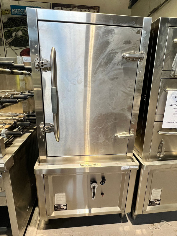Oxford FSGS-1 Single Door Natural Gas Steamer - Whisk Hospitality - 3PA-7767-FSGS-1