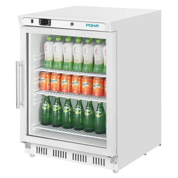 Polar C - Series Under Counter Display Fridge White - 150Ltr CZ785 - A - Whisk Hospitality - CZ785-A