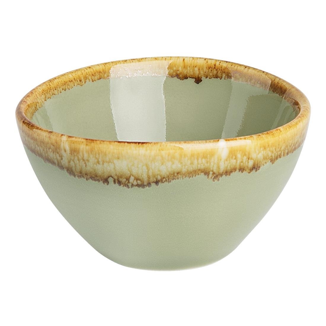 Olympia Kiln Moss Round Dipping Pot - 68x38mm 2 3/4x1 1/2" 50ml 1.75oz (Box 12) CP959 - Whisk Hospitality - CP959