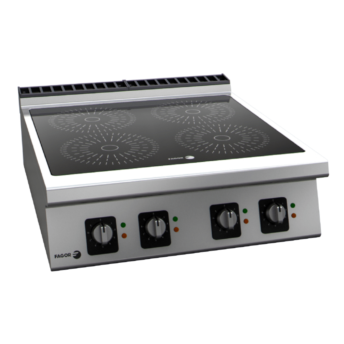 Fagor Kore 900 Series 800mm 4 Zone Induction Cooktop C-I945 - Whisk Hospitality - C-I945