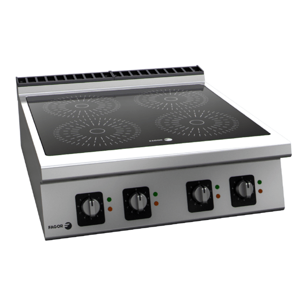 Fagor Kore 900 Series 800mm 4 Zone Induction Cooktop C-I945 - Whisk Hospitality - C-I945