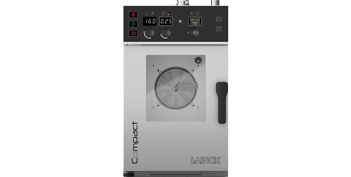 LAINOX 6 x 1/1GN Sapiens Compact Electric Direct Steam Combi Oven with Manual Controls COES061B - Whisk Hospitality - COES061B