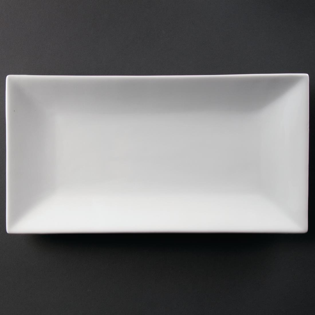 Olympia Serving Platters Rectangle Platter - 38x20cm 15x8" (Box 1) CC896 - Whisk Hospitality - CC896