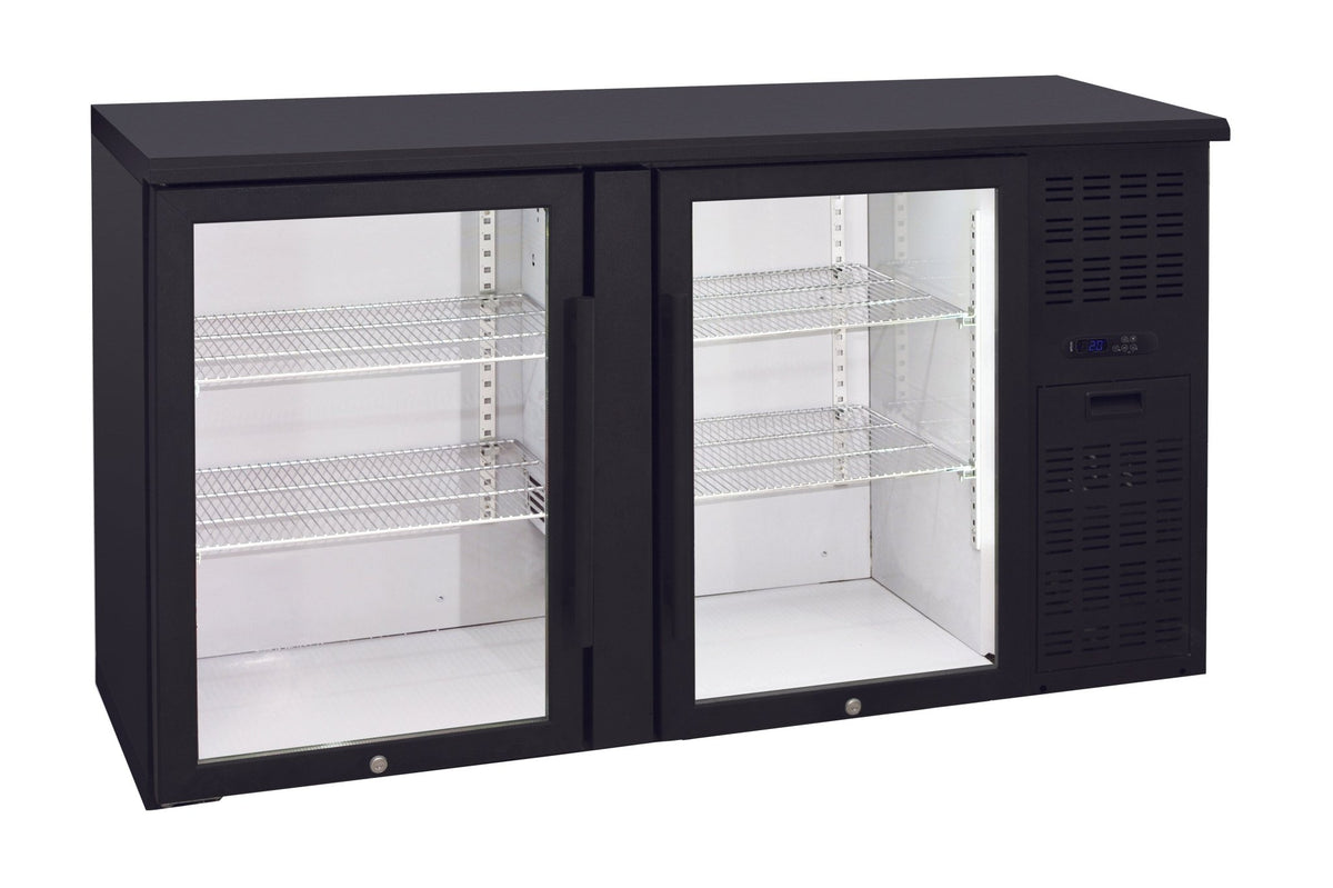Anvil 2 Door Glass Door Back Bar BBZ0200 - Whisk Hospitality - BBZ0200