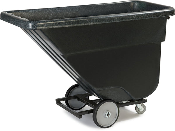 TTS58003 Carlisle Black Standard Duty Utility Tilt Truck 385kg Capacity 1727mm x 825mm x 1086mm - Whisk Hospitality - TTS58003