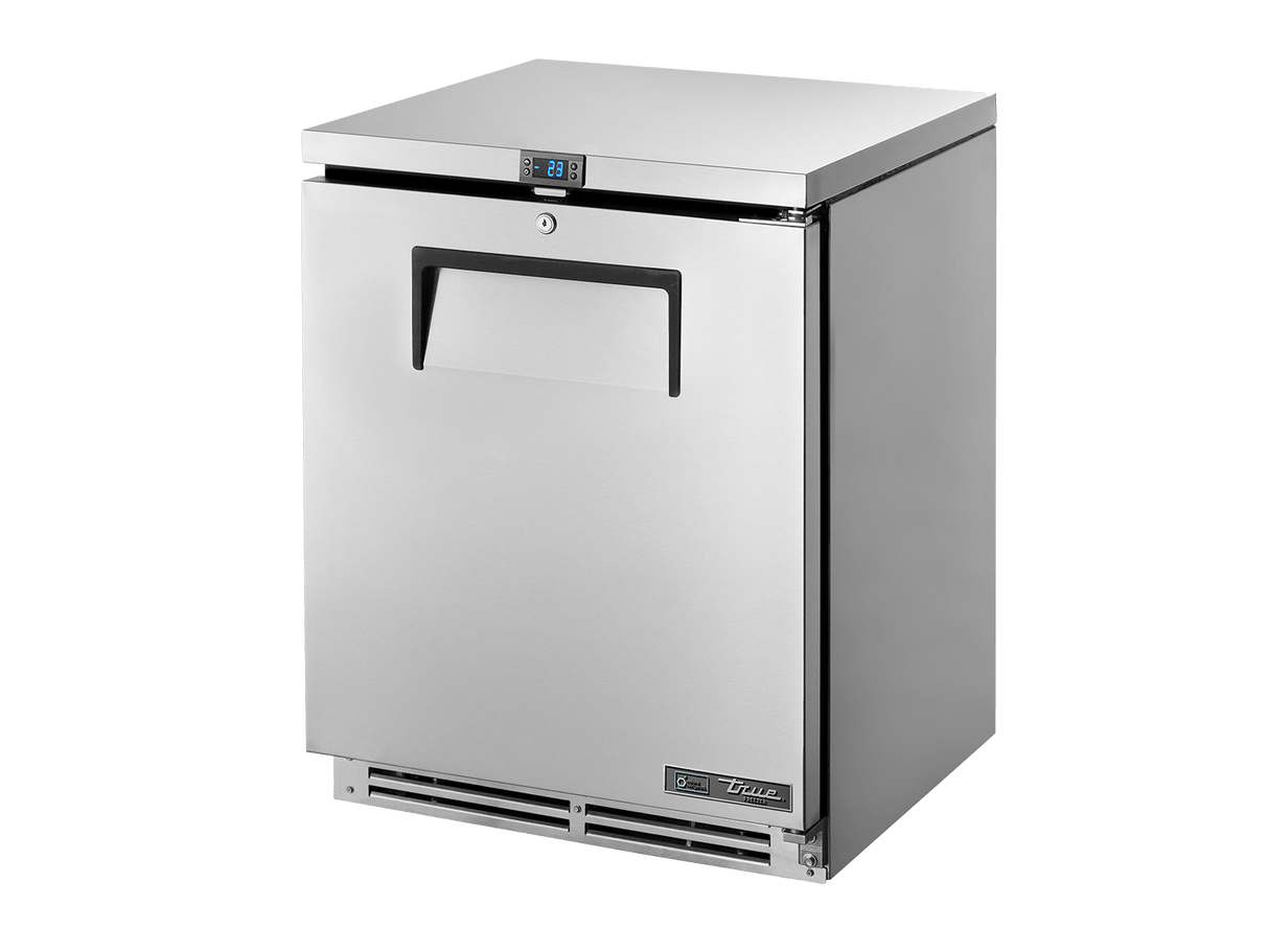 True Refrigeration Undercounter Foodservice Freezer, 1 Solid Swing Door - TUC - 24F - HC - Whisk Hospitality - TUC-24F-HC
