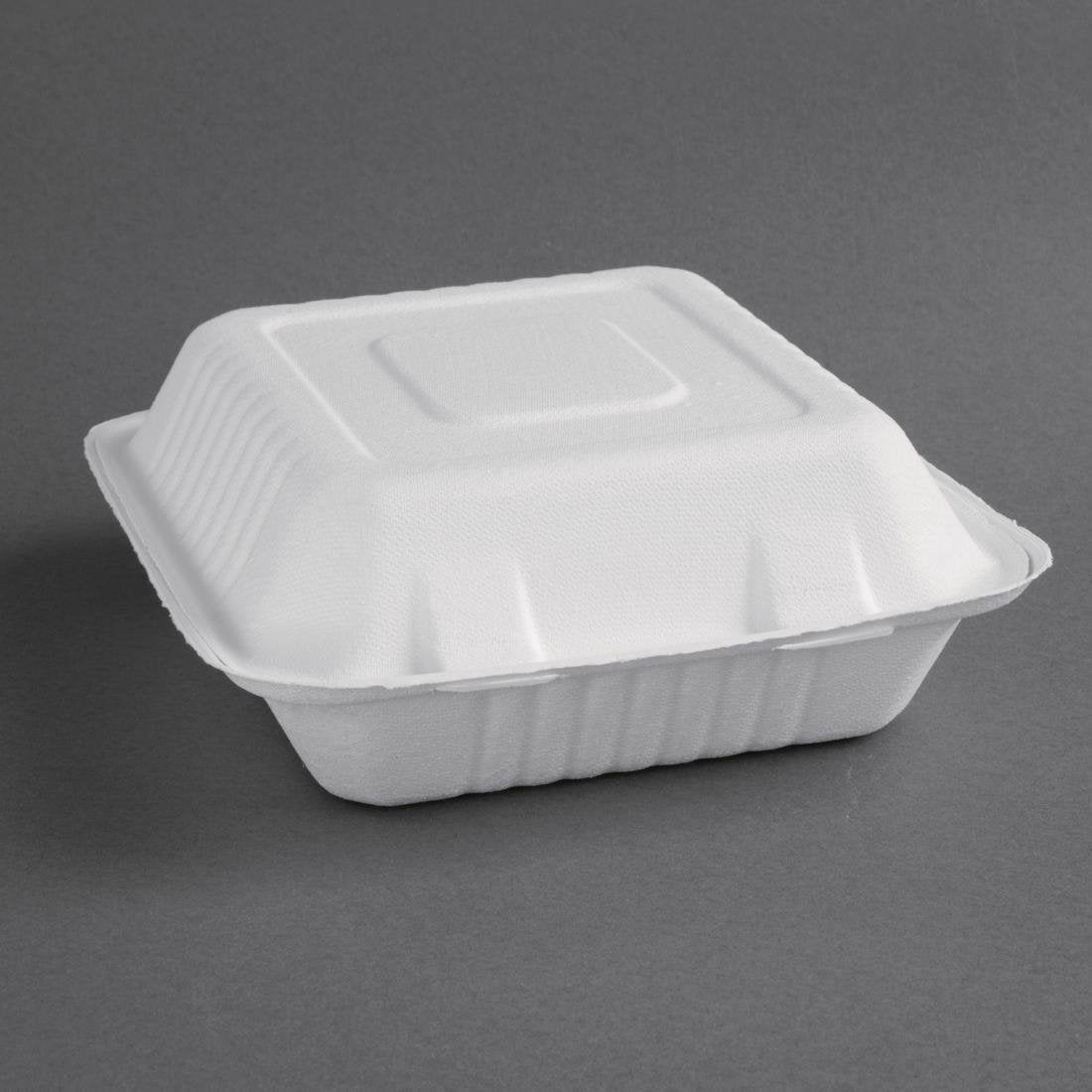 Fiesta Compostable Bagasse Food Container 223 x 201 (Pack 200) FC525 - Whisk Hospitality - FC525