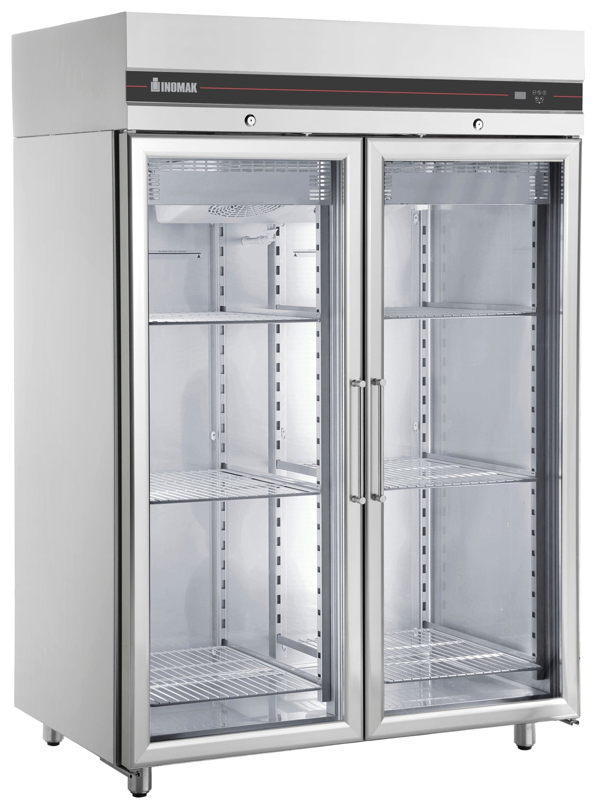 Inomak Double Door Upright Glass Door Freezer UFI2140G - Whisk Hospitality - UFI2140G