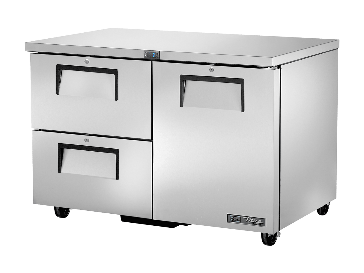 True Refrigeration Three Drawered Refrigerator - TUC - 48D - 2 - HC - Whisk Hospitality - TUC-48D-2-HC