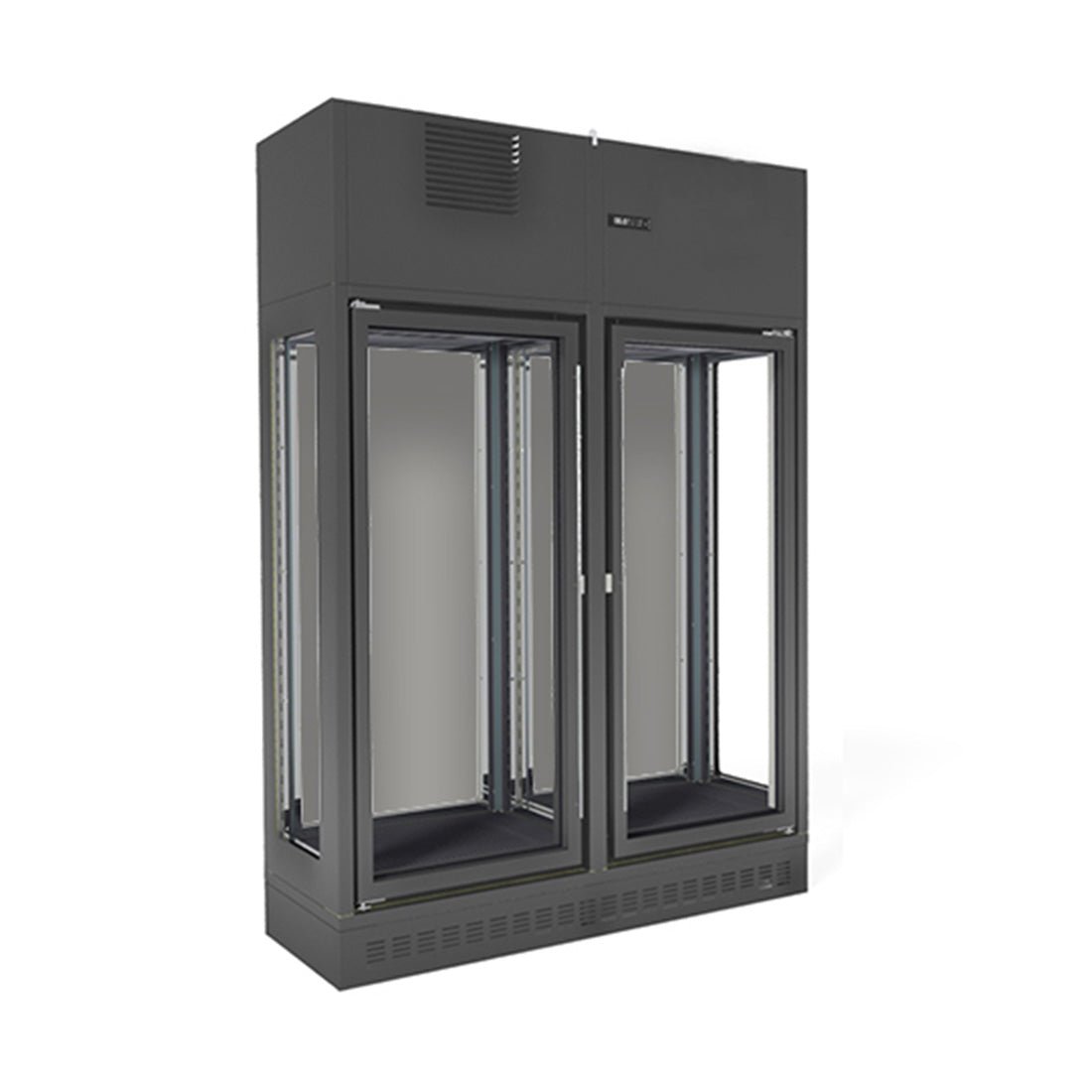 Fagor Single Zone 2 Doors Black Wall - Mounted Wine Cellar FWC - 2602 - 1WB - Whisk Hospitality - FWC-2602-1WB