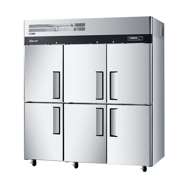Turbo Air 6 Half Door Upright Fridge Freezer 1900mm KRF65-6-N - Whisk Hospitality - KRF65-6-N