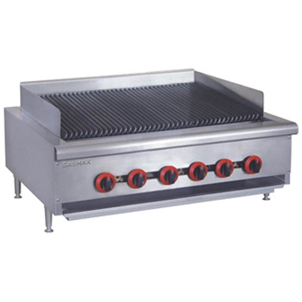 Gasmax QR-36ELPG LPG Gas 6 Burner Char Grill Top - Whisk Hospitality - QR-36ELPG