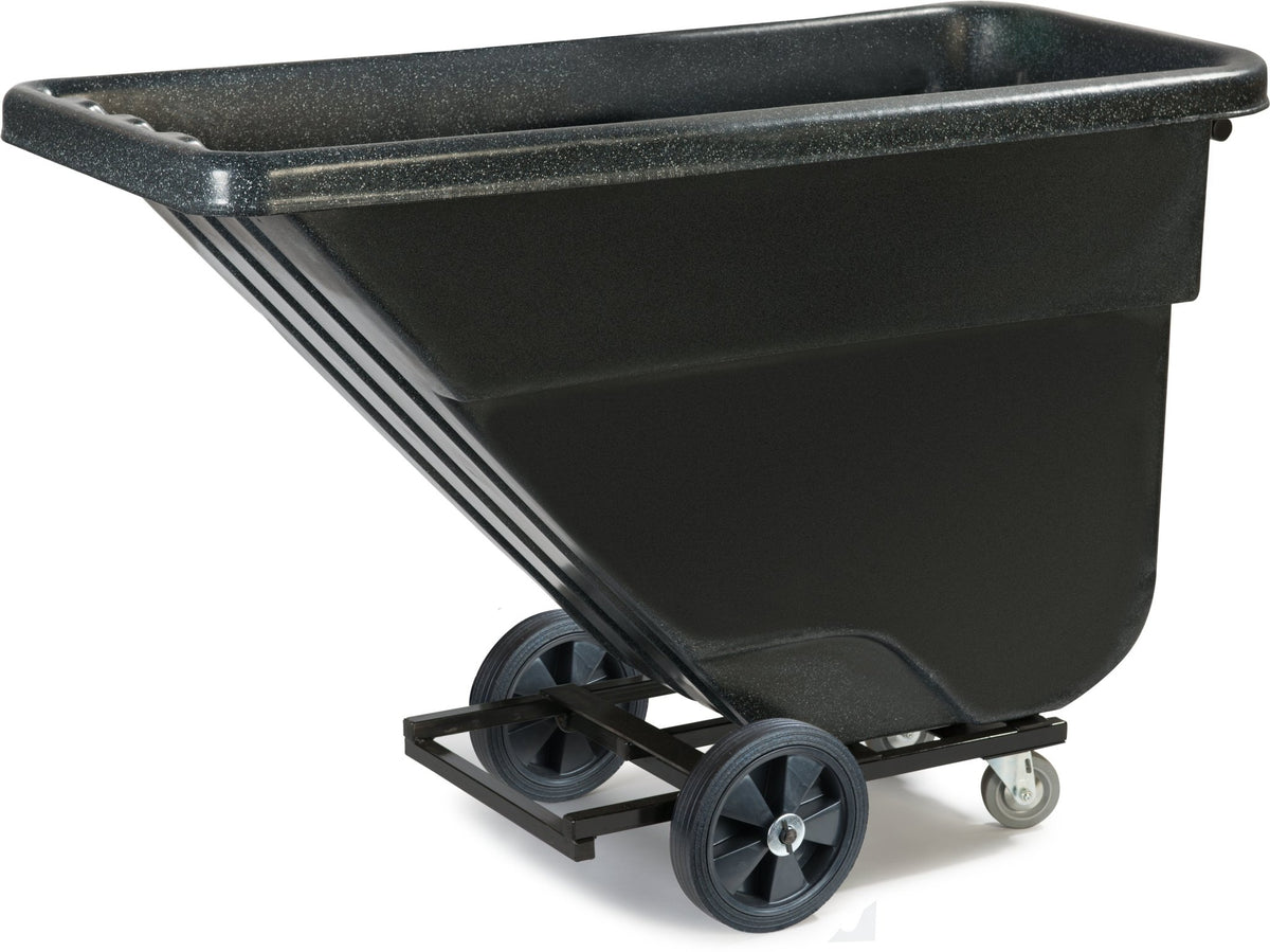 TTLD58003 Carlisle Black Light Duty Utility Tilt Truck 204kg Capacity 1370mm x 660mm x 965mm - Whisk Hospitality - TTLD58003