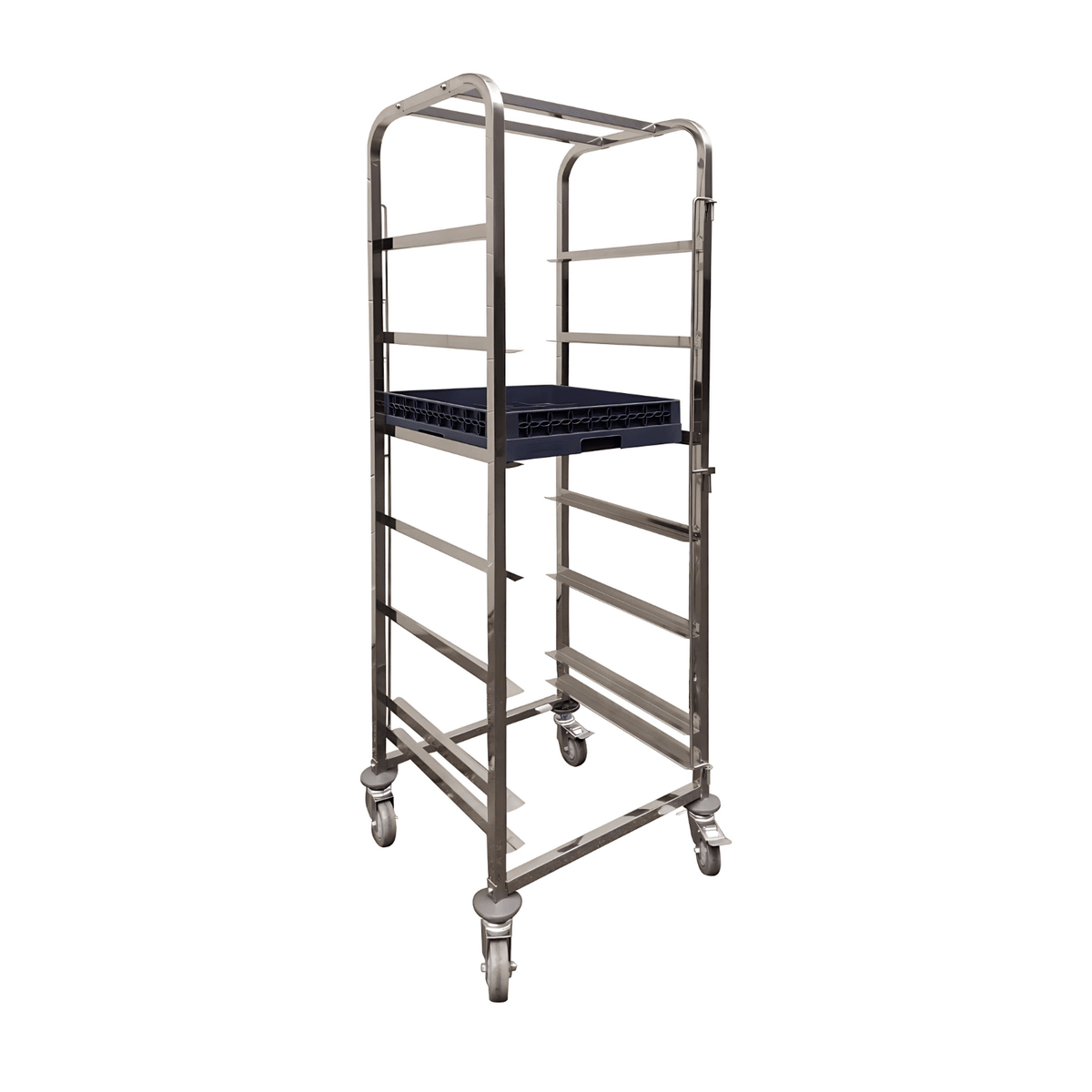 Dishwasher Basket Trolley / Stand - 6 Tiers - 550mm*500mm*1800mm - Whisk Hospitality - 404092