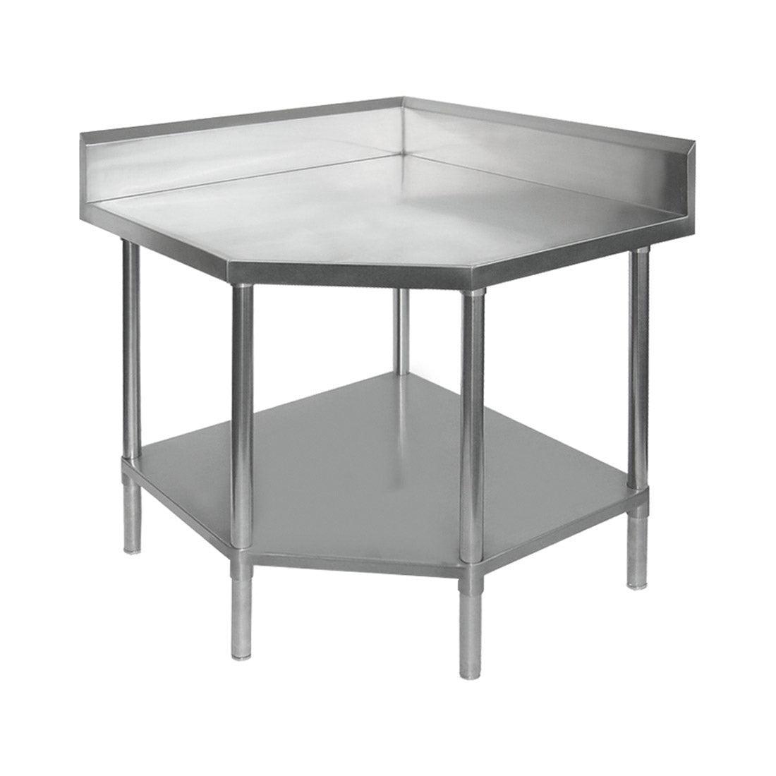 0900 - 6 - WBCB/H - Corner Workbench with 100mm Splashback, 900x900x900mm - Whisk Hospitality - 0900-6-WBCB/H