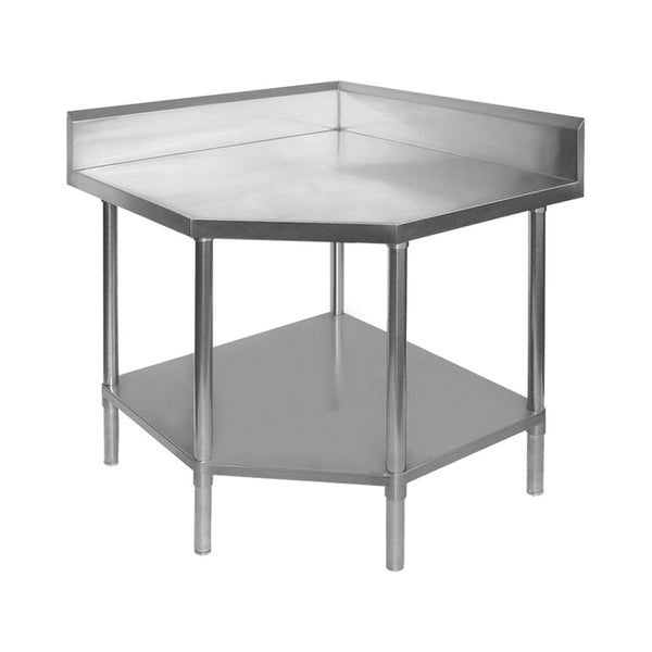 0900 - 6 - WBCB/H - Corner Workbench with 100mm Splashback, 900x900x900mm - Whisk Hospitality - 0900-6-WBCB/H