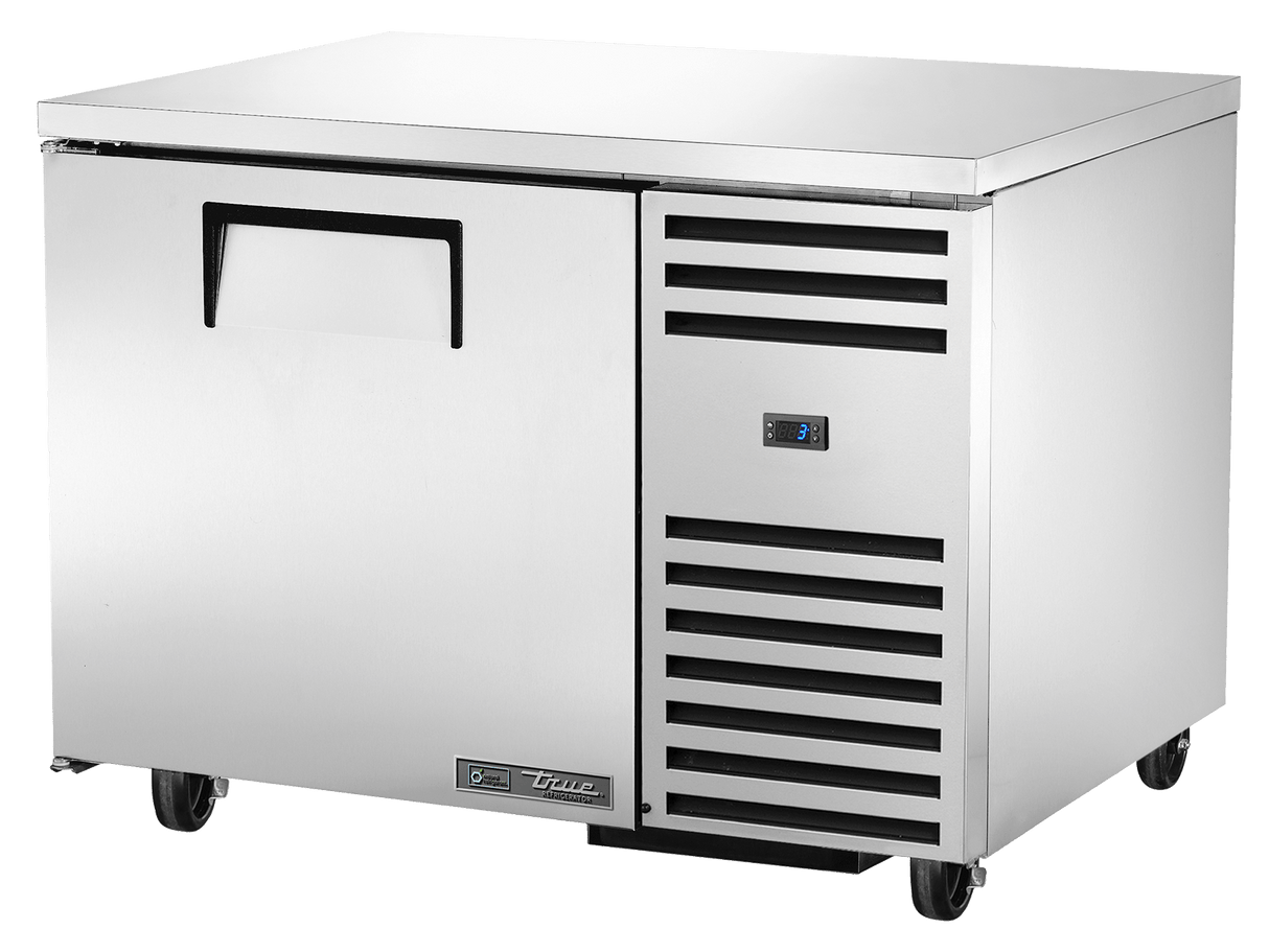 True Refrigeration Deep Undercounter Refrigerator, 1 Solid Swing Door - TUC - 44 - HC - Whisk Hospitality - TUC-44-HC