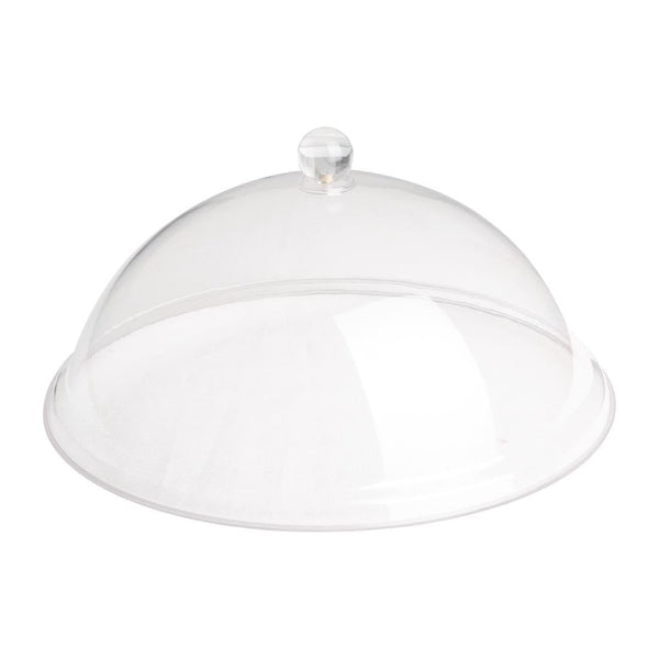 Olympia Kristallon Domed Cover PC - 315x125mm 12 2/5x 4 9/10" FE470 - Whisk Hospitality - FE470