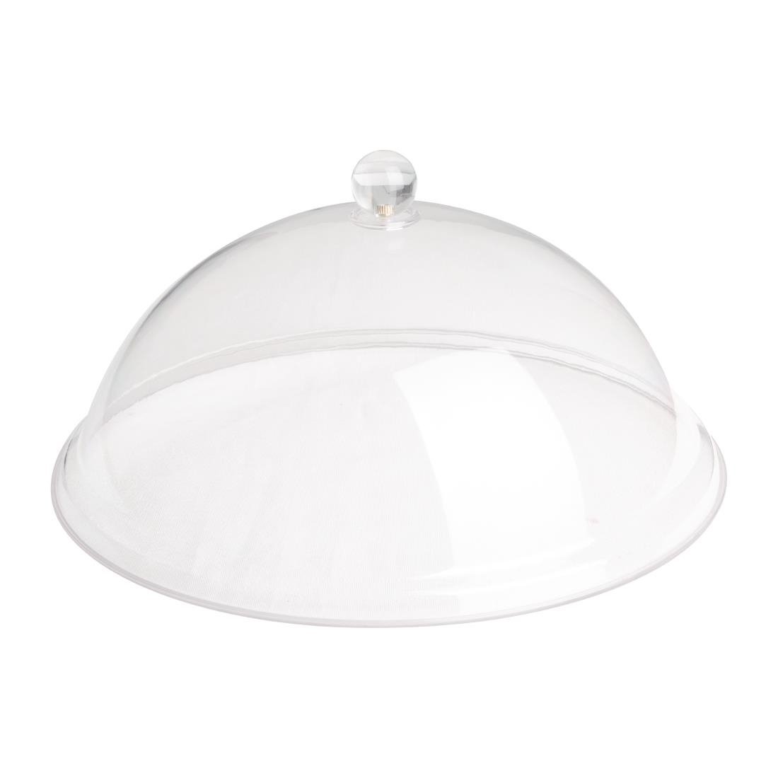 Olympia Kristallon Domed Cover PC - 315x125mm 12 2/5x 4 9/10" FE470 - Whisk Hospitality - FE470