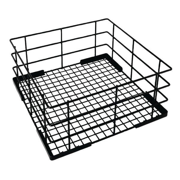 Vogue Wire High Sided Glass Basket - 180x350x350mm 7x13 3/4x13 3/4" CD242 - Whisk Hospitality - CD242