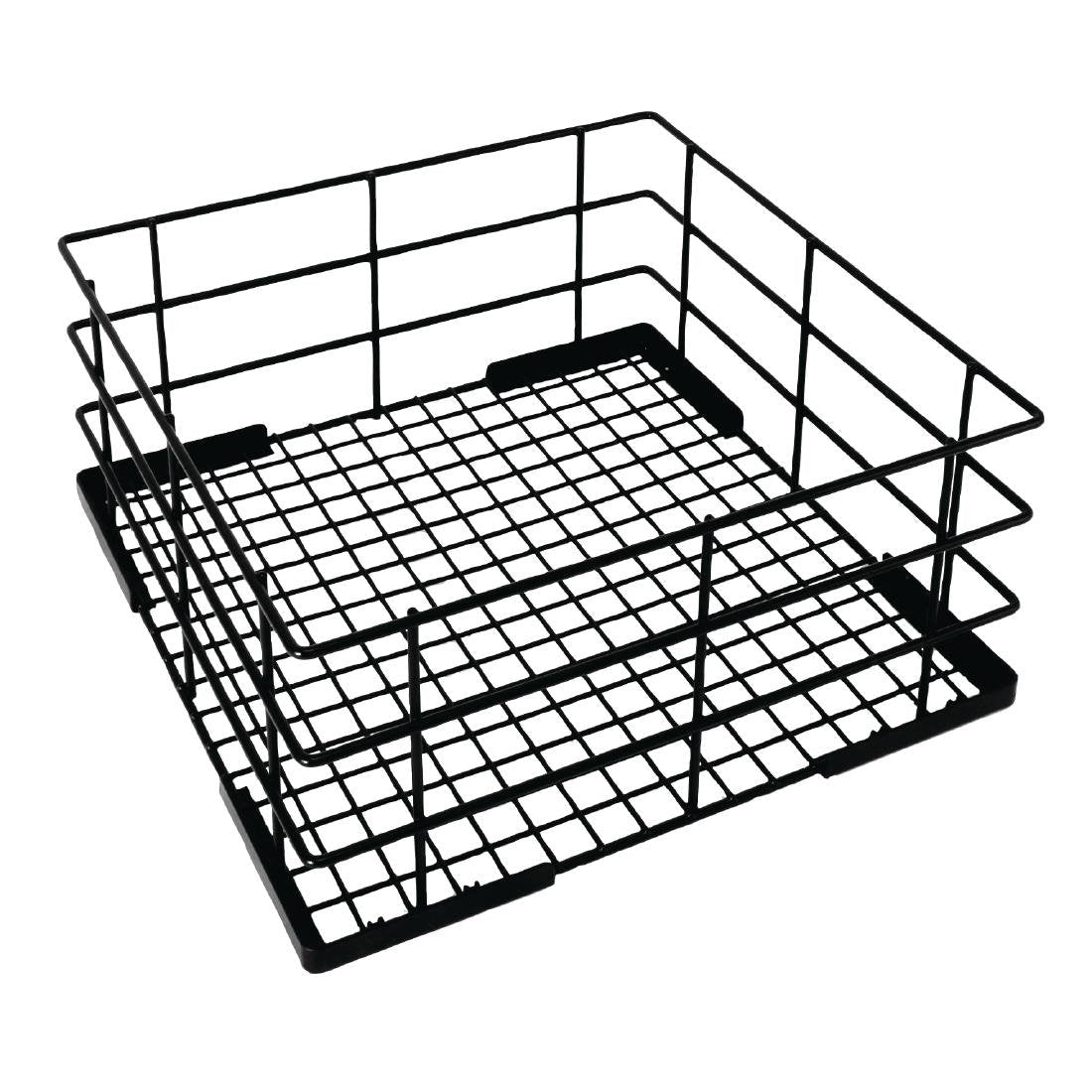 Vogue Wire High Sided Glass Basket - 180x350x350mm 7x13 3/4x13 3/4" CD242 - Whisk Hospitality - CD242