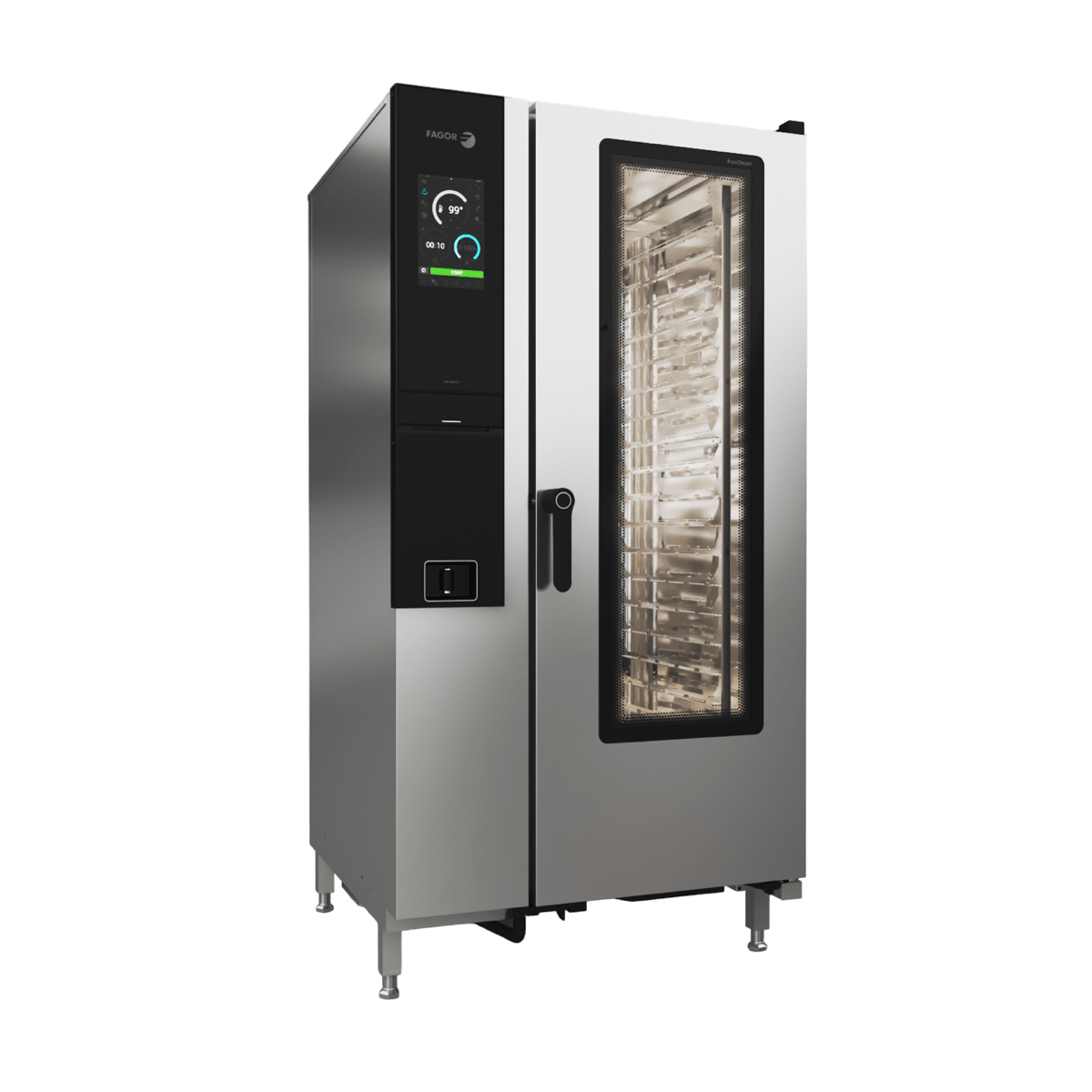 Fagor Ikore 20 Tray Advanced Boiler Gas Combi Oven - APW - 201GRLWS - Whisk Hospitality - APW-201GRLWS