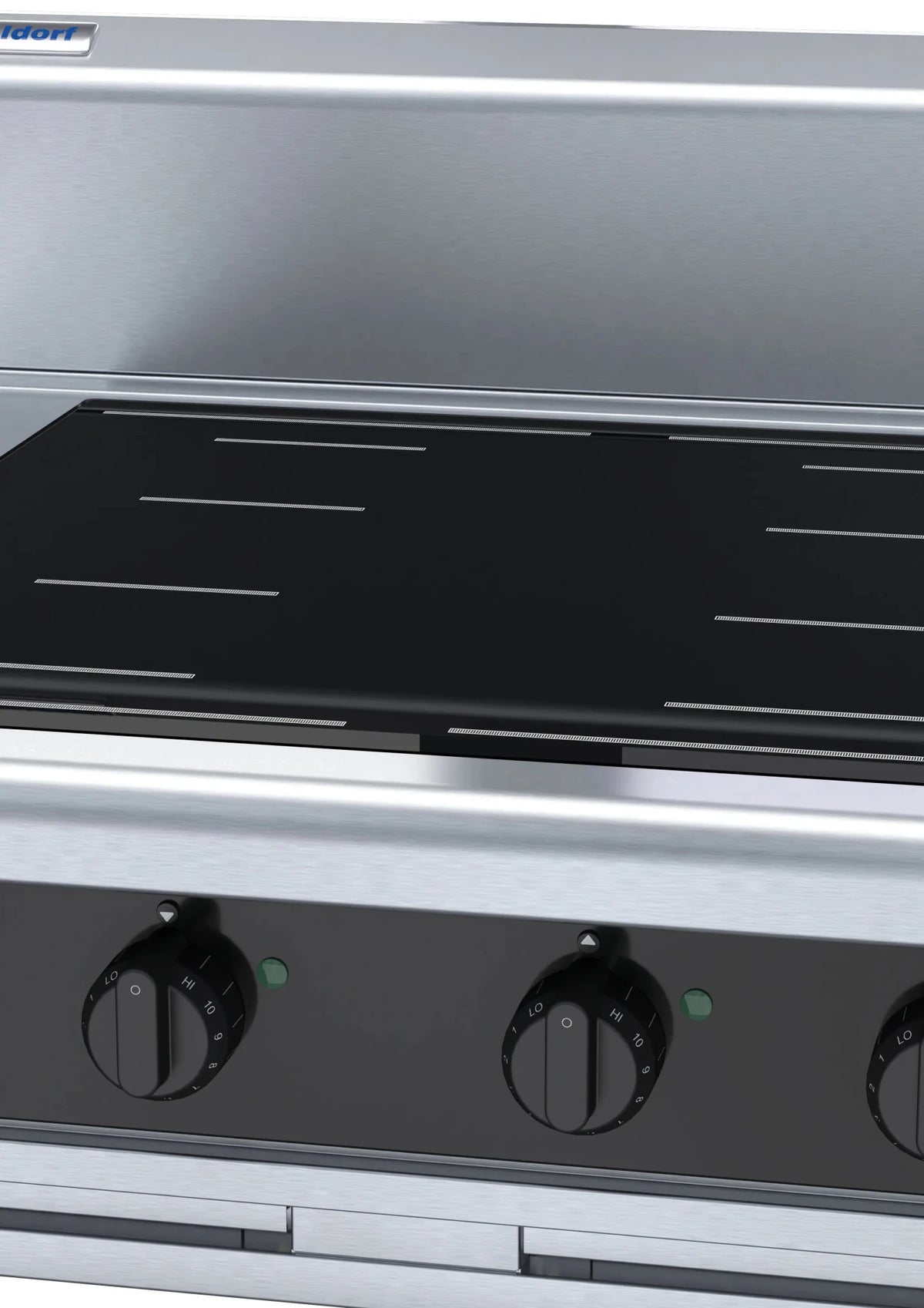 Waldorf Bold Inb8400F B 900Mm Electric Induction Cooktop Bench Model - Whisk Hospitality - INB8400F-B