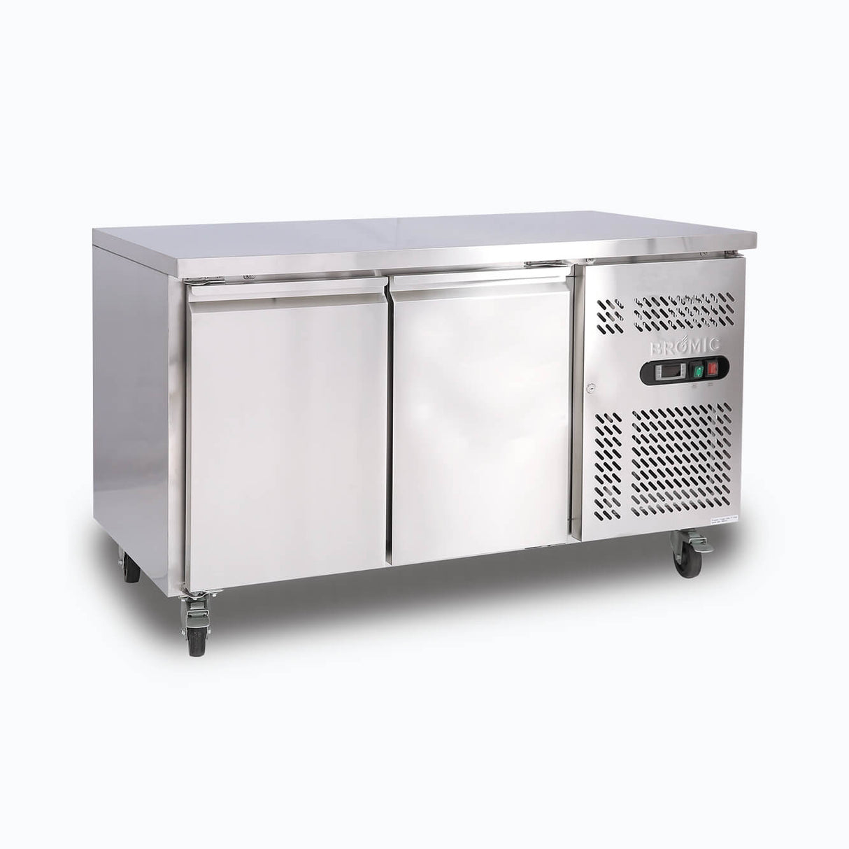 Bromic Under Bench Freezer - 282L - 2 Doors - Stainless Steel - Whisk Hospitality - UBF1360SD-NR