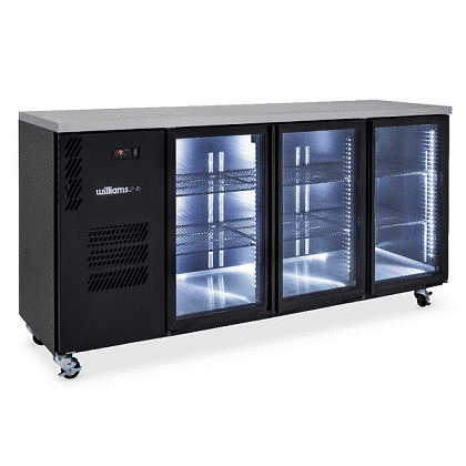 Williams HC3UGBHC-00R 3 Door Back Bar Fridge - Whisk Hospitality - 3PA-8767-DHT-118362