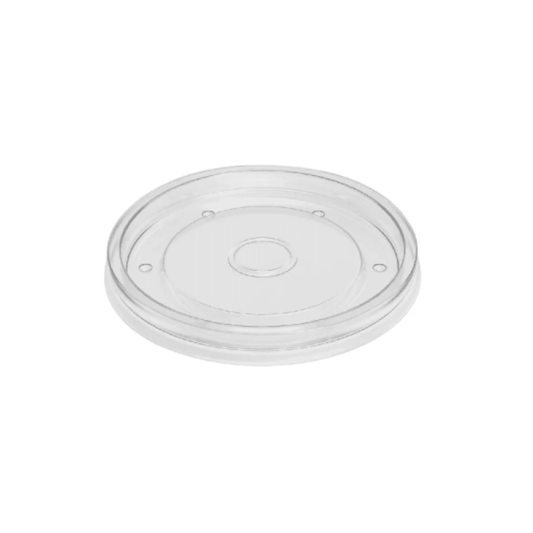 PakMax 115mm PP Lid Fit for 20/26/32oz Paper Deli Container DELI-115-PP-LID - Whisk Hospitality - DELI-115-PP-LID