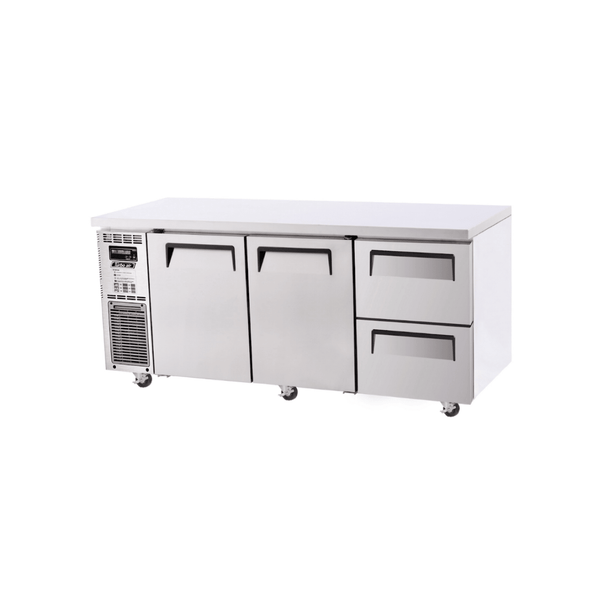 Turbo Air 2 Door 2 Drawer Undercounter Fridge 1800mm KUR18-2D-2-N - Whisk Hospitality - KUR18-2D-2-N