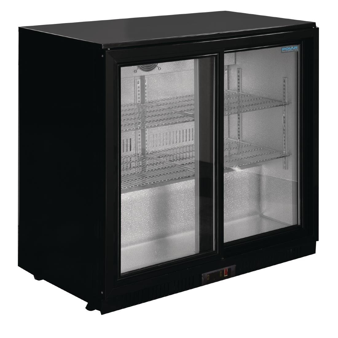 Polar G - Series Back Bar Cooler with 2 Sliding Doors 208Ltr GL003 - A - Whisk Hospitality - GL003-A