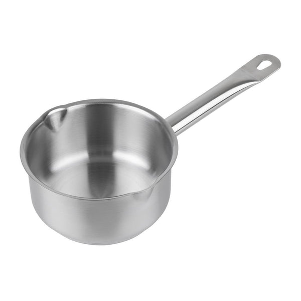 Vogue Stainless Steel 1Ltr Milk Pan CX029 - Whisk Hospitality - CX029