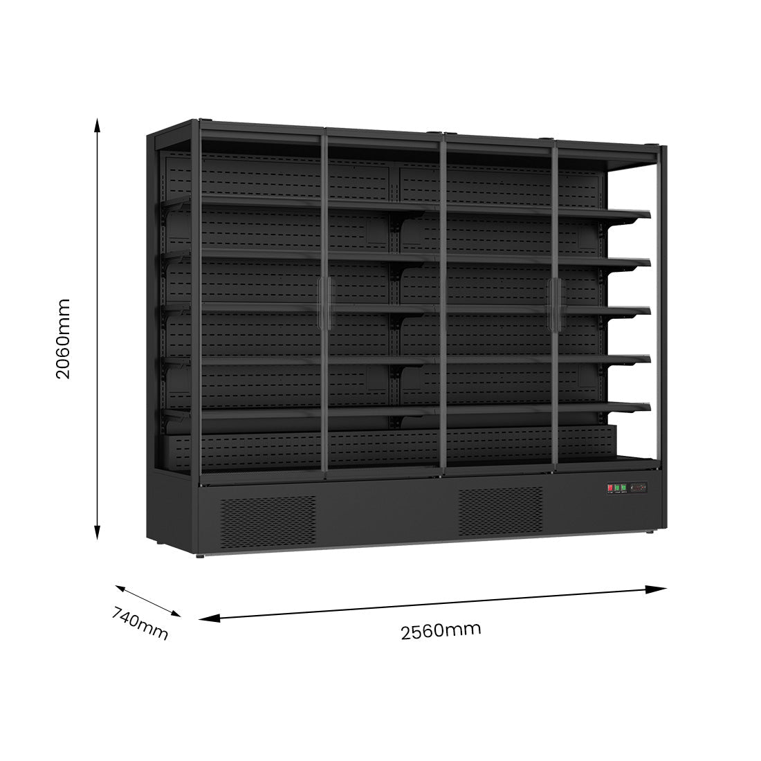 Thermaster Supermarket Panorama 4 Door Chiller Display - DC - 250B - Whisk Hospitality - DC-250B