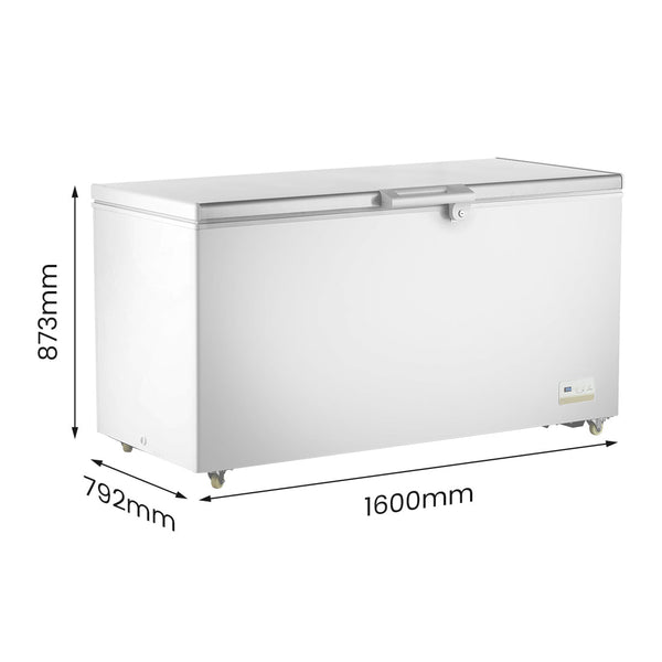Thermaster 520L Chest Freezer with Stainless Steel Lid - BD520F - Whisk Hospitality - BD520F