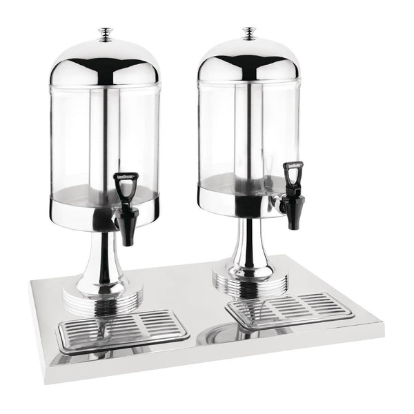 Deluxe Juice Dispenser Double Head St/St J184 - Whisk Hospitality - J184