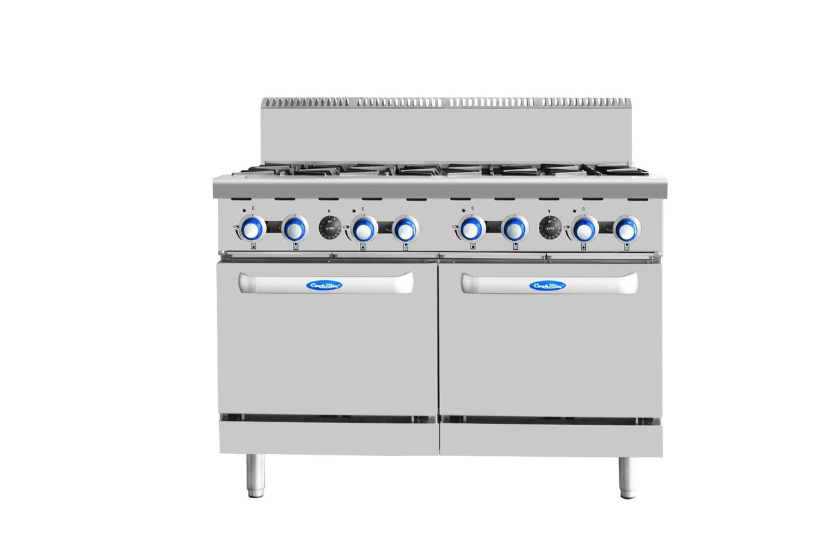Cookrite 8 BURNERS WITH OVEN NG AT80G8B - O - NG - Whisk Hospitality - AT80G8B-O-NG